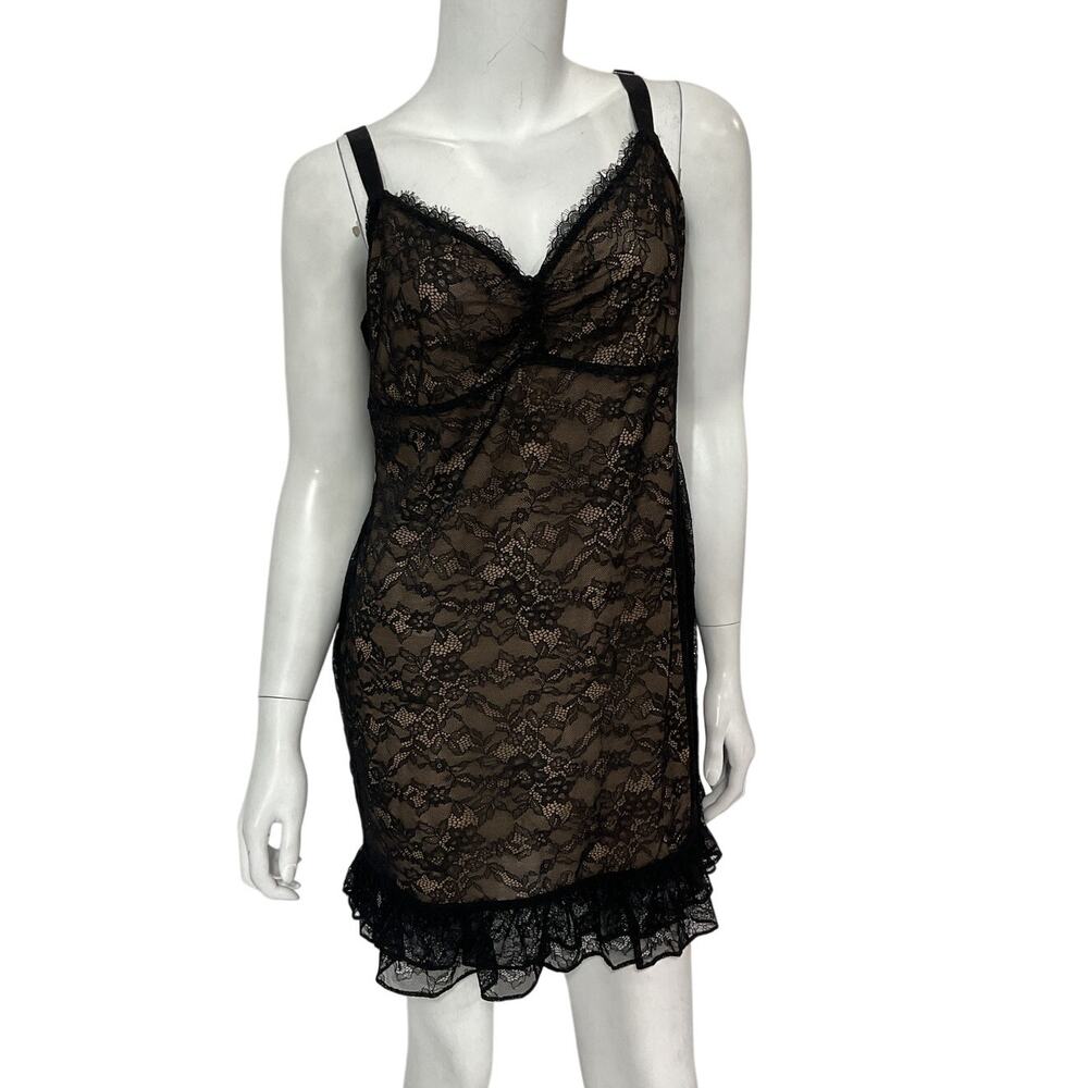 Nbd Lace Black Kiara Mini Dress Size XL - Picture 2 of 5